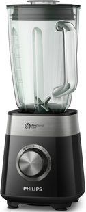 Блендер PHILIPS стационарный Series 5000, 800Вт, чаша-2000мл, стекло, черный