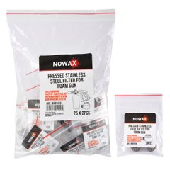 Прессованная фильтр-таблетка Nowax из нержавеющей стали для пенопистолета