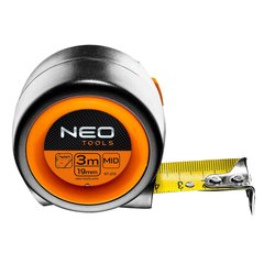 Рулетка Neo Tools компактна, 3м x 25мм, магніт