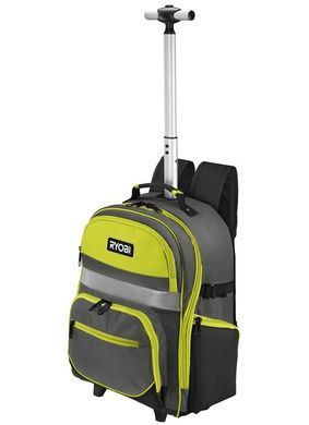 Рюкзак для інструменту RYOBI RSSBP2, 25л, на коліщатках, телескопічне руків'я, поліестер 600D