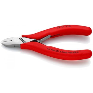 Кусачки бокові для електроніки KNIPEX 77 11 115