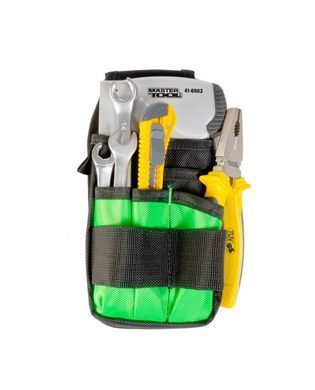 Сумка поясна для інструментів MASTERTOOL 250х120 мм 1680 DEN 6 кишень 79-1932