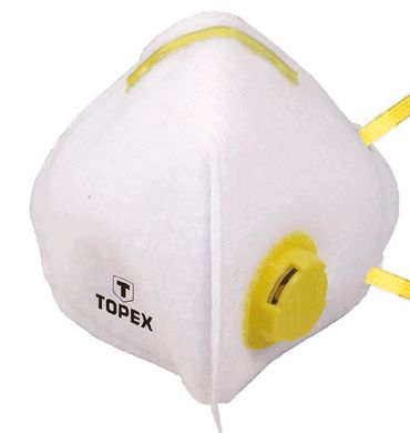Маска защитная TOPEX, 1 клапан, FFP1