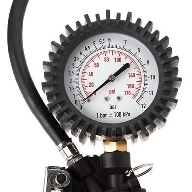 Пистолет для накачки шин с манометром профессиональный INTERTOOL PT-0510