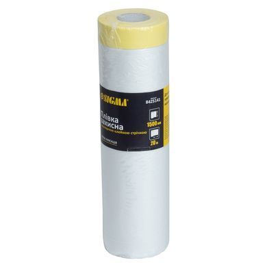 Пленка защитная с малярной лентой 1500мм&times;20м SIGMA (8425141)