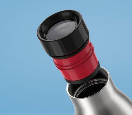 Термобутылка Tefal Bludrop soft touch, 500мл, нержавеющая сталь, синий