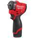 Гайковерт акумуляторний 3/8'' MILWAUKEE з кільцем M12 FSCIWF38-252X, 305Нм (зарядний пристрій, 2 акум. Х 2,5Аг, HDкейс)
