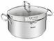 Каструля Tefal DUETTO+, 5л, з кришкою, нержавюча сталь, скло