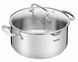 Каструля Tefal DUETTO+, 5л, з кришкою, нержавюча сталь, скло