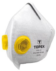 Маска защитная TOPEX, 2 клапана, FFP1