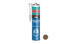 Герметик полиуретановый (строительный) AKFIX P635 310 мл/410 г коричневый AA119