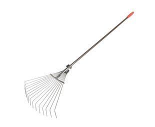Граблі віялові розсувні дротові MASTERTOOL з ручкою фарбовані 14-6296
