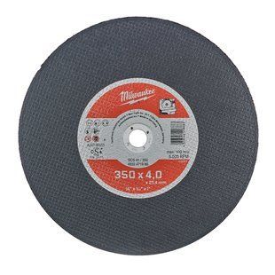Диск відрізний по металу MILWAUKEE, SCS 41/350х4 PRO+, діаметр 350мм