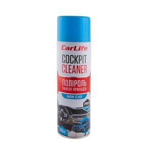Полироль для приборной панели CarLife Cockpit Cleaner Новая машина, 500мл