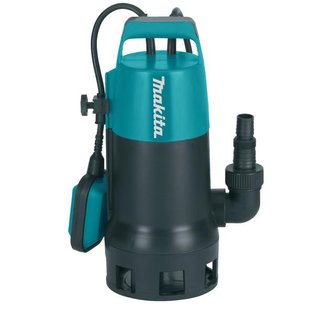 Насос дренажний Makita PF1010, 1100Вт, 14400 л/г, вис. 10м, глиб. до 5м, 5.3кг