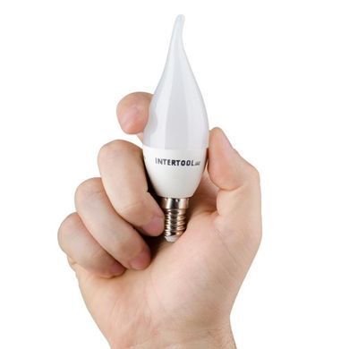 Светодиодная лампа LED 3 Вт, E14, 220 В INTERTOOL LL-0161