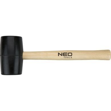 Киянка резиновая NEO 58 мм, 450 г, рукоятка деревянная