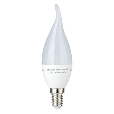 Светодиодная лампа LED 3 Вт, E14, 220 В INTERTOOL LL-0161