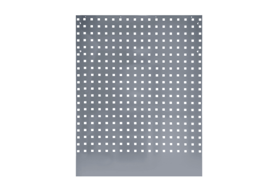 Панель перфорированная серая задняя угловая 800 x 25 x 1052