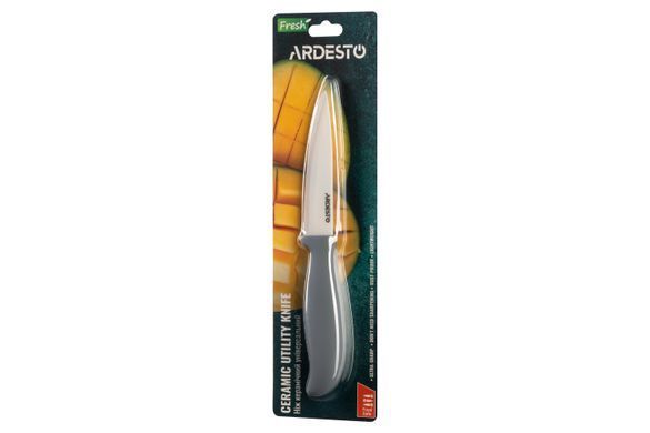 Нож керамический универсальный Ardesto Fresh 20.5 см серый, керамика/пластик