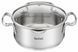 Кастрюля Tefal DUETTO+, 2л, с крышкой, нержавеющая сталь, стекло