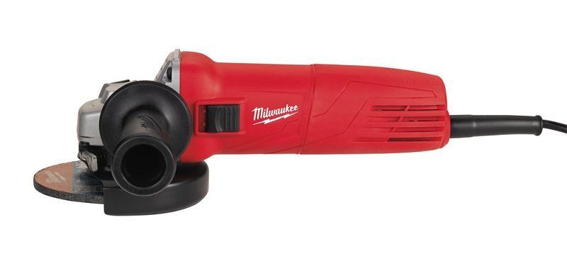 Шлифмашина угловая MILWAUKEE, AG 10-115 EK, 1000Вт, диаметр 115мм (защитный кожух, рукоять, опорная и прижимная гайки, ключ, картонная упаковка)
