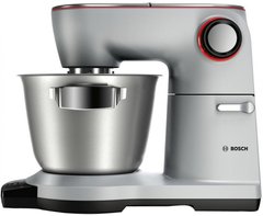Кухонна машина Bosch, 1500Вт, чаша-метал, корпус-метал+пластик, дисплей, насадок-13, сірий