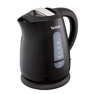 Електрочайник Tefal, 1,5л, пластик, глянець, чорний