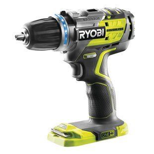 Шуруповерт-дриль Ryobi R18DDBL-0, 18В, безщітковий, e-totque, 60Нм (без АКБ і ЗП)