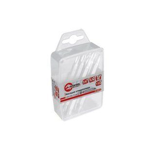 Комплект викруткових насадок SL3/SL4 мм 1/4"x75 мм - 10 шт. INTERTOOL VT-0035