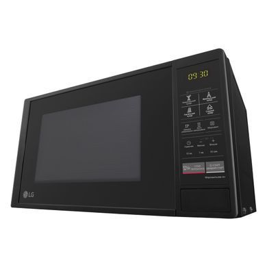 Микроволновая печь LG, 20л, электрон. управление, 700Вт, дисплей, черный