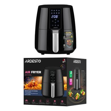 Мультипіч ARDESTO 1450Вт, чаша-4л, сенсорне керув., 8 авто. програм, пластик, чорний