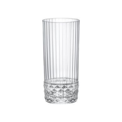Набір склянок високих Bormioli Rocco America'20s Cooler, 490мл, h162мм, 6шт, скло, прозорий