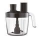 Блендер Tefal погружной Quickchef Quartzite, 1000Вт, 8в1, чаша-800мл, чоппер 500мл, спиралайзер, турборежим, серо-черный