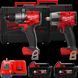 Набір акумуляторних інтрументів Milwaukee M18FPP2F3-502X (ударний дриль M18 FPD3, M18 FMTIW2F12 бездротовий ударний гайковерт 1/