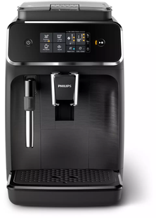 Кавомашина Philips Series 2200, 1.8л, зерно, ручний капуч, аторец.-1, чорний