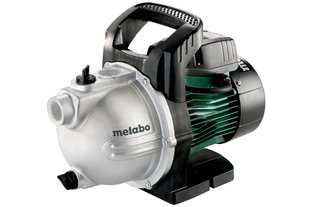 Насос садовий Metabo P 3300 G, 900 Вт, 3.3 куб/год, висота подачі 45м, всмоктування до 8 м, 11.1 кг