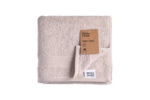 Рушник махровий Ardesto SuperSoft, беж, 50х90см, 100% бавовна