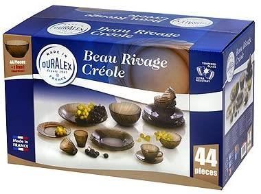 Сервиз столовый Duralex Beau Rivage Creole, 44 предмета