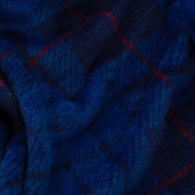 Плед ARDESTO Flannel 160х200см, 100% полиэстер, клеточка, синий