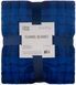 Плед ARDESTO Flannel 160х200см, 100% полиэстер, клеточка, синий
