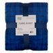 Плед ARDESTO Flannel 160х200см, 100% полиэстер, клеточка, синий
