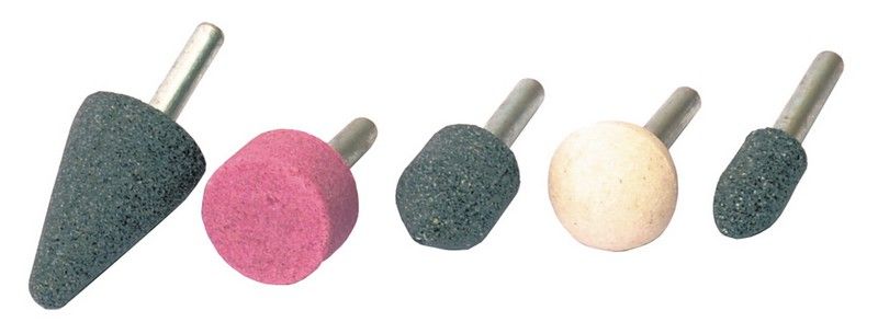 Камни шлифовальные MASTERTOOL 6 мм набор 5 шт 12-2015