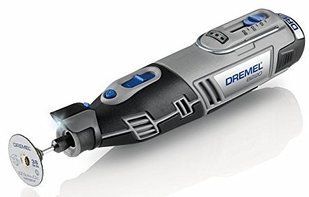 Шліфувально-гравірувальна машина Dremel 8220-2/45 акумуляторна (гравер), 12В, 2х2Ah, ЗП, 5000-35000об/хв, 45 насадок, 25см, 0.66кг, кейс