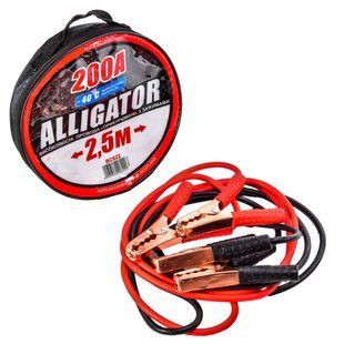 Провода-прикуриватели Alligator 200А, 2,5м