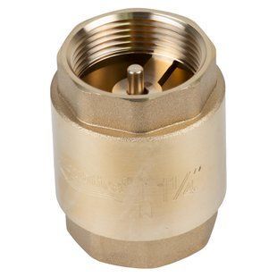 Клапан обратный F1 1/4"&times;F1 1/4" (латунь) euro 410г AQUATICA (779656)