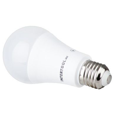 Светодиодная лампа LED 15 Вт, E27, 220 В INTERTOOL LL-0017