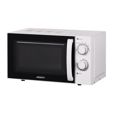 Микроволновая печь ARDESTO, 20л, мех.управл., 700Вт, откр.ручкой, белый