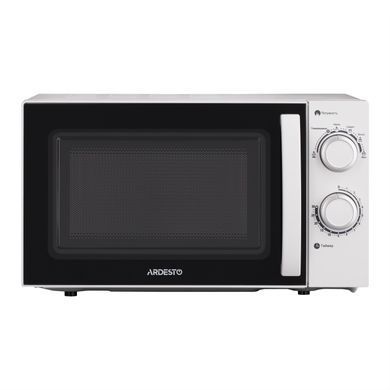 Микроволновая печь ARDESTO, 20л, мех.управл., 700Вт, откр.ручкой, белый