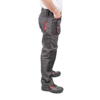 Брюки рабочие 80 % полиэстер, 20 % хлопок, плотность 260 г/м2, M INTERTOOL SP-3012